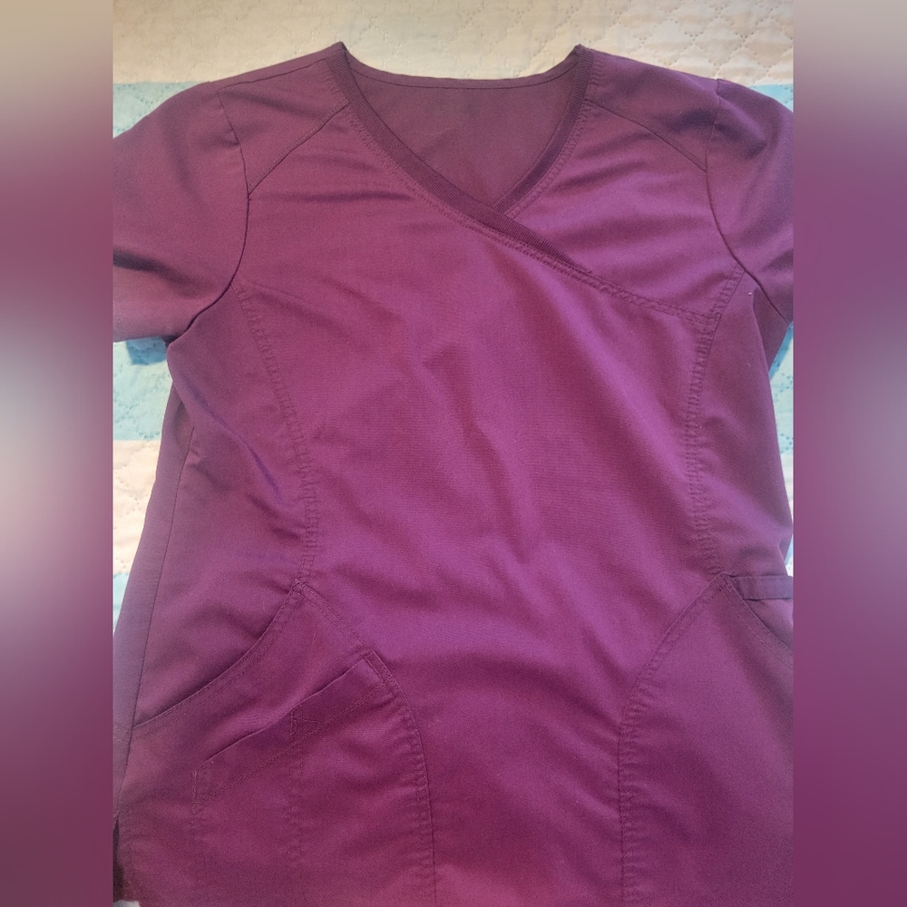 Womens all purple scrubstar scrub set